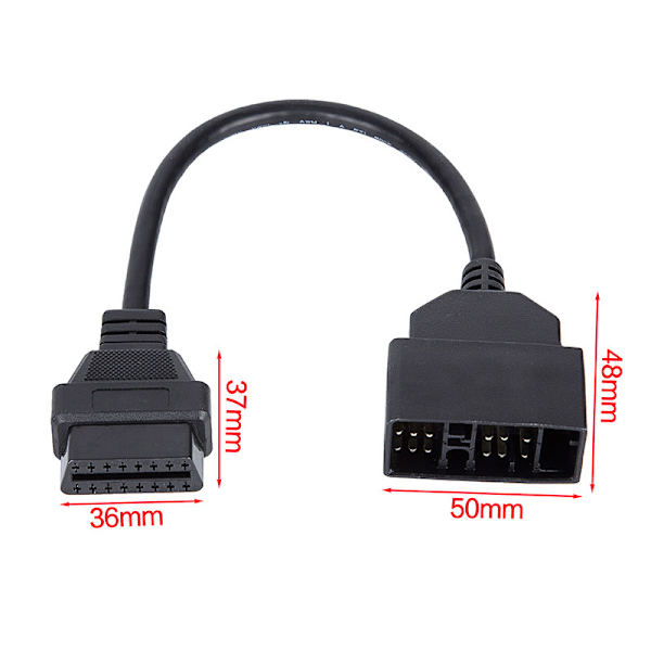 TOYOTA 22-polet til 16-polet OBD2 Kabel egnet til Toyota 22-polet bilforbindelseskabel