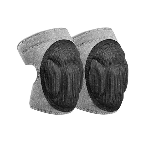 1 par Knæpuder, 20 mm Tyk Svampehaveknæpuder Anti-slip Volleyball Knæpuder Til Dans, Have, Rengøring, Bløde Skumknæpuder grey xl-75-95kg