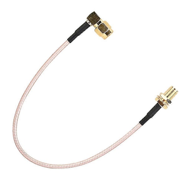 SMA Koaksiaalinen RF-kaapeli SMA-naaras 90 asteen SMA-uros RF-hyppyjohto 20 cm