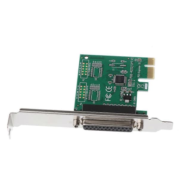 Parallel Port DB25 25Pin LPT-skriver til PCI-E Express kortkonverteradapter 1 stk