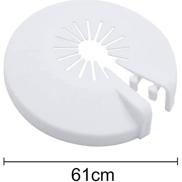 30 stk. radiatorrørskjuler, varmerørsklemmer, plastikdæksler til rør med diameter 8-22 mm, åbnelige rosetter, rørklap 6.15. juni