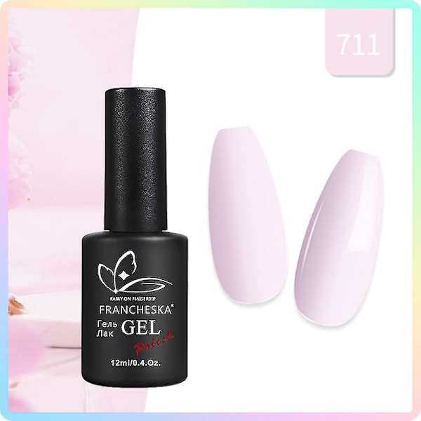 12ml Nagelgel 12 Färger Semipermanent Gellack UV LED Nagelgellack Sommar