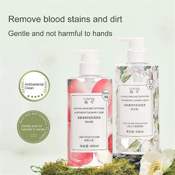 Vaskemiddel til Underundertøj til Gravide og Babyer - Azure Orchid og English Pear & Peach freesia