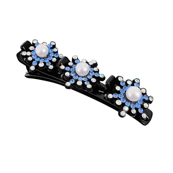 Snow Flower Rhinestone Hairpin Female Summer Forehead Bangs Hairpin Broken Hair Artifact Side Clip