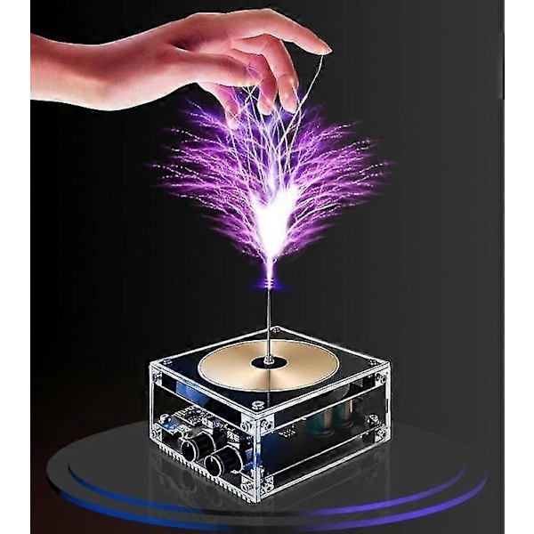 Bluetooth Musik Tesla Spole Högtalare Trådlös Transmission Experiment Desktop Leksak Modell