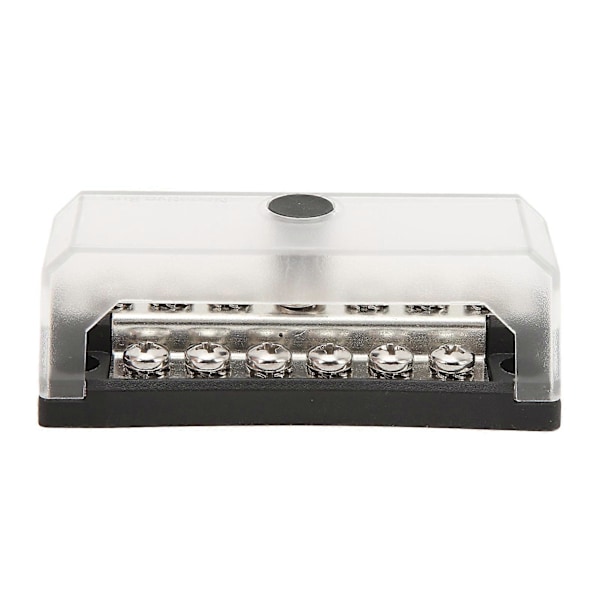 100A 32V 12-terminal Power Distribution Block Terminal Bus Bar med Dæksel til 32V DC Lastbiler, Campingvogne, Både