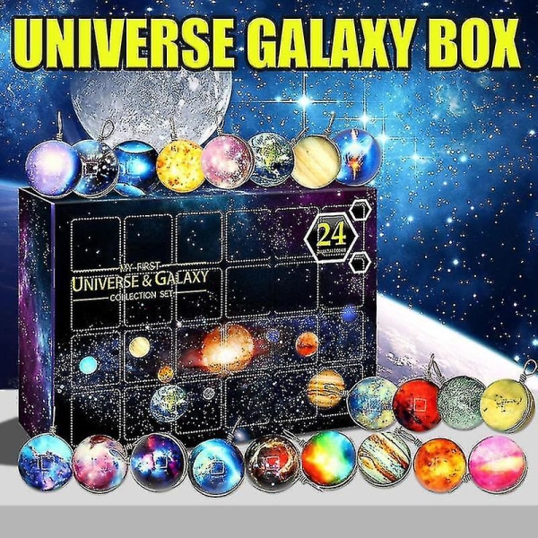 24 dages juleadventskalender Countdown Universe Collection Cosmic Planet Set Julegaver til piger drenge