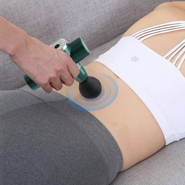 Massagepistol Dyb Percussion Massager Muskelvibration Vævsafslappende Terapi red
