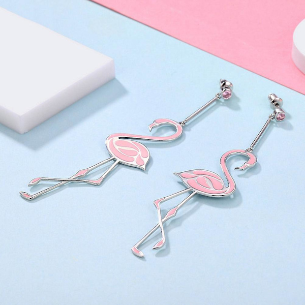 Dame Stud Øredobber Dame Flamingo Øredobber Flamingo Øredobber Smykker Øredobber Dame