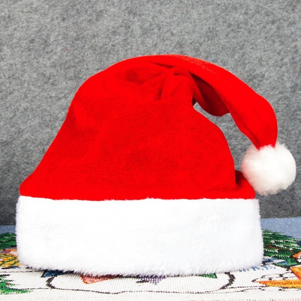 guld sammet jul hatt för julfest slitage, semester slitage Children's model