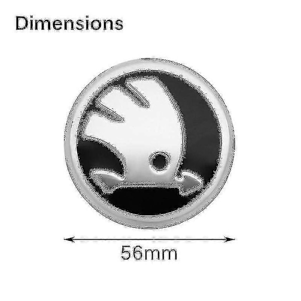 4 kpl 56 mm 60 mm Auton Pyörän Keskihubin Kannen Vanteen Peite Embleemi Tarrat Tarvikkeet Skodalle Rapid Octavialle