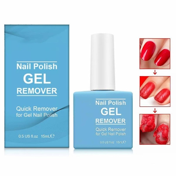 15ml Magic Nail Gel -kynsilakanpoistaja, räjäyttää kynsilakan pois, manikyyriväline, semi-permanentti lakka, kynsilakanpoistaja, geeli, Magic Burst