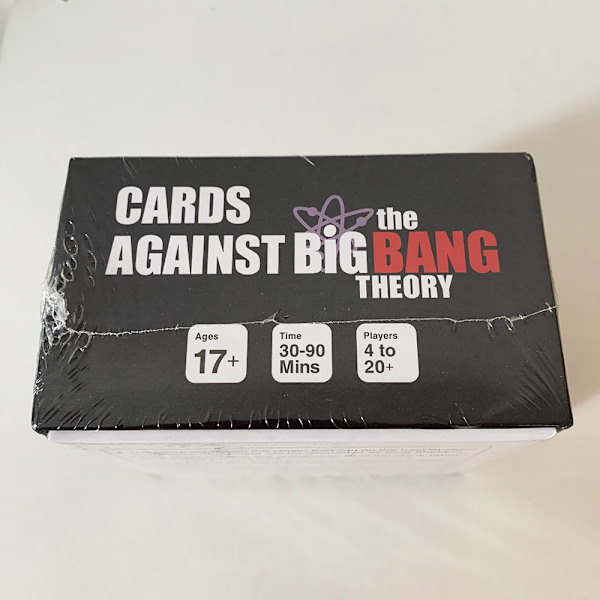 Englanninkielinen lautapeli Cards against Bigbang theory Big Bang -peli Parit LOOPY