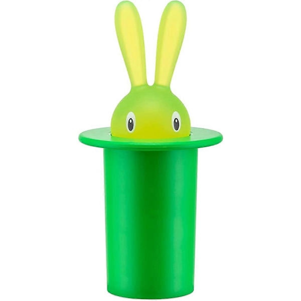 Søt Kanin Manuell Tannpirkerboks (Grønn), Termoplastisk Harpiks Design Tannpirkerholder