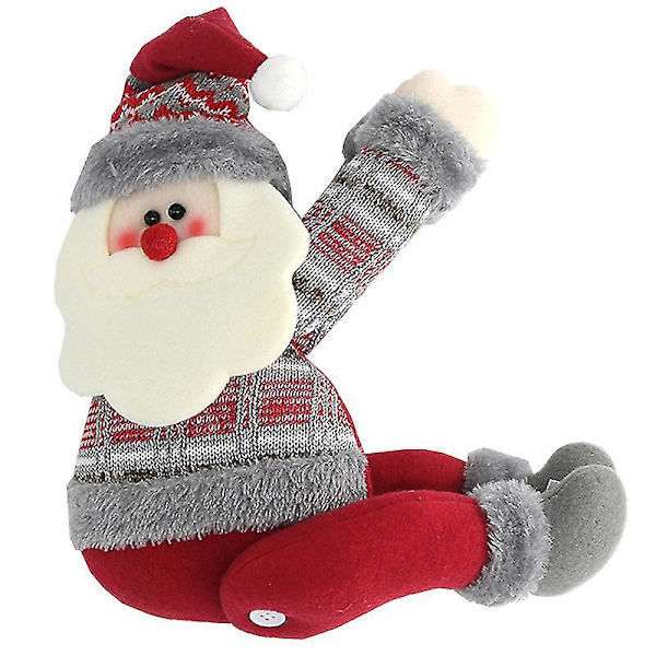 Jouluverhot kiinnikkeet Nuken Solki Ripustus Asettelu Joulu Koti Sisustus santa claus