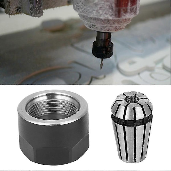 ER11 Chuck-kiinnittimet Kiinnitys Mutterit Sorvi Osia CNC-Jyrsinnän Kaiverruskoneelle 4mm Chuck