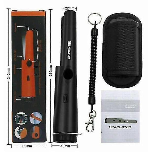 Garrett Pro-pointer Pinpoint -metallidetektorin maanalainen pinpointer Pinpoint -CHSZ black