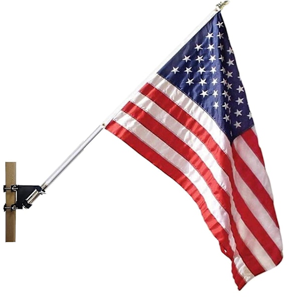 Front Line Flags Flagstangsholder Beslag Justerbar | Heavy Duty Multi-positions Montering | Premium Kvalitet Aluminium Flagstangsholder
