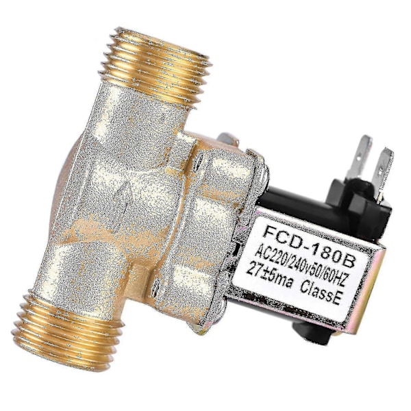 1/2&quot; AC 220V Normalt Stängd Elektrisk Magnetventil i Mässing för Vattenkontroll
