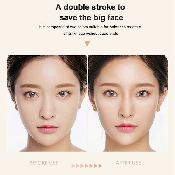 Dobbelt-hodet Høylyspenn Mørk Kontur Nese Skygge Høylys/skygger Dobbelt Endet Concealer Stick color01