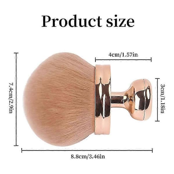 Ekstra stor kropsmakeupbørste Bronzer Blend Selvbruningsapplikator til ben og ryg, fejlfri ansigts- og benmakeupbørste Cs Glod
