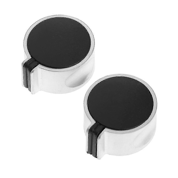 2 stk. 8 mm hul metal gas komfur kogeplade roterende kontaktsknapper universel udskiftning