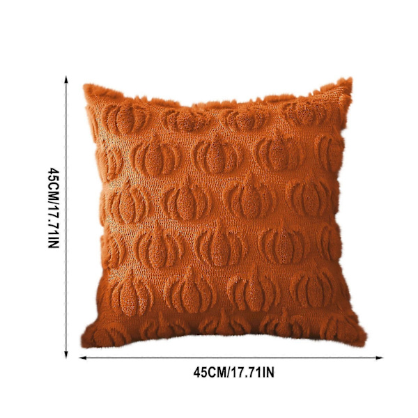Halloween Dekor Utendørs Halloween Premium Pumpekin Pute Trykt Polyester Pute Pumpekin Pute Stue Sofa Dekorasjon or