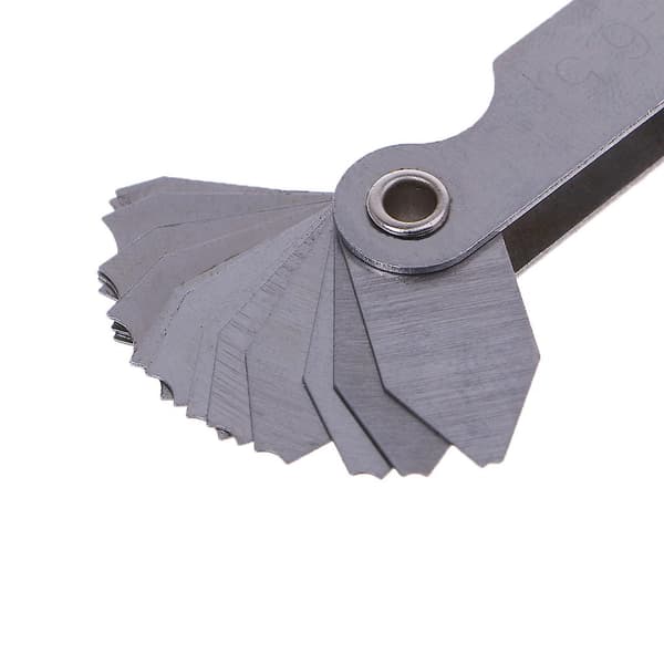 Radiusmåler 32 deler/sett R1-6.5a7c10 Rustfritt stål Radiusmåler Filletmåler