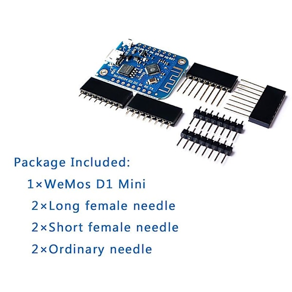 1 st Wifi Utvecklingskort 3.3v D1 Mini Nodemcu Lua IoT-kort D1 Mini Esp8266 Esp-12