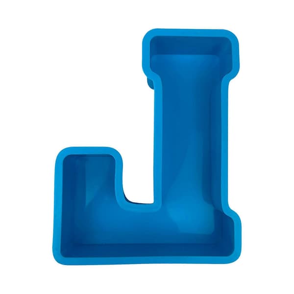 Bokstavkake Bakeform Engelsk Bokstav Silikonform 3D Bokstav l