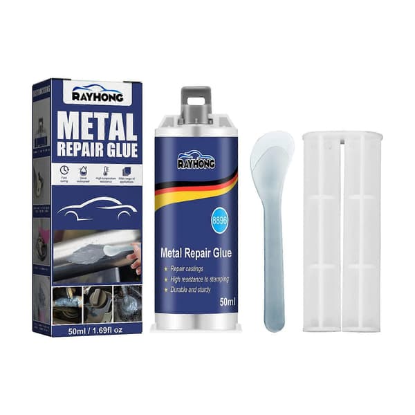 Högtemperatur metallgjutningslim, fixar sprickor, hål, defekter, stark bindning, 50 ml