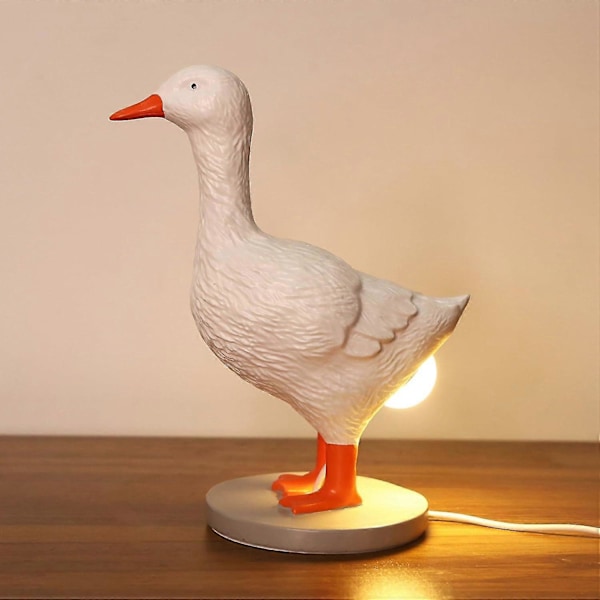 Duck Egg Lamp, 3d Laying Egg Lamp, Lifelike Resin Duck Egg Night Light With Usb, Warm Light Table Lamp For Home Bedroom Dcor -CHSZ