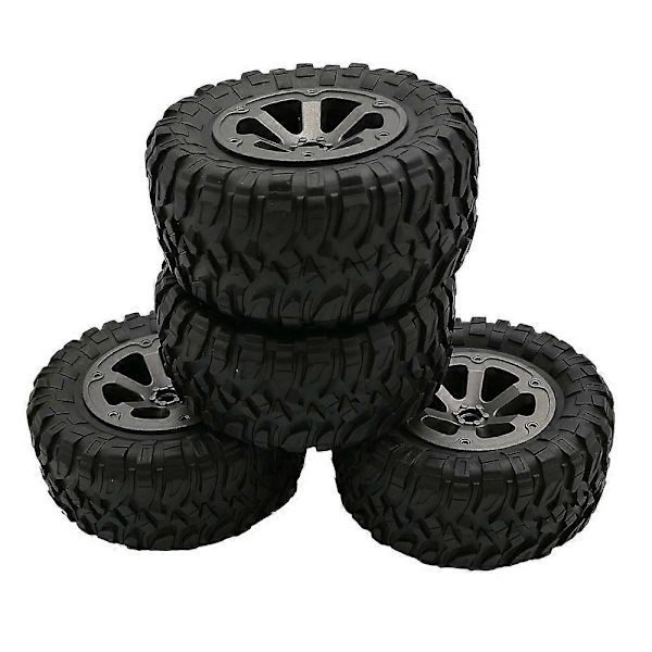 Bluey Legetøj 4 stk. Opgraderingshjul Reservedele til 1/16 WPL B14 C24 Militær Truck RC Bil