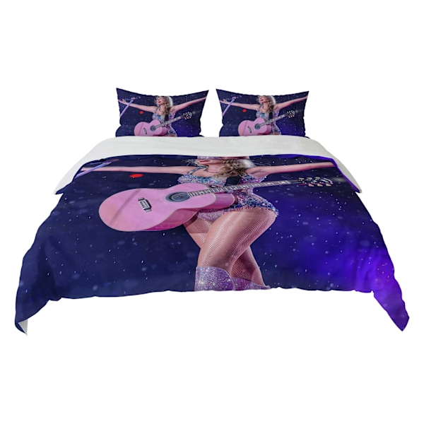 Tähti kolmiosainen 3D-digitaalinen tulostussarja peitto pussilakanavuodevaatteet 180*200