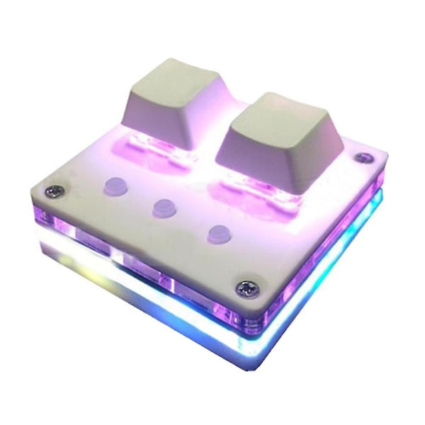 2-Tast Osu Mini Tastatur Spil Tastatur Programmering Makro Tastatur Mekanisk Tastatur Med Blå Swit
