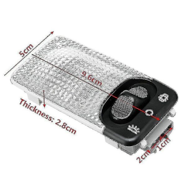 Bilens innertak Lampa Kupol Läslampa För C1 C2 C3 206 Cc 207 6362ac 6362k9 6362p3 -CHN