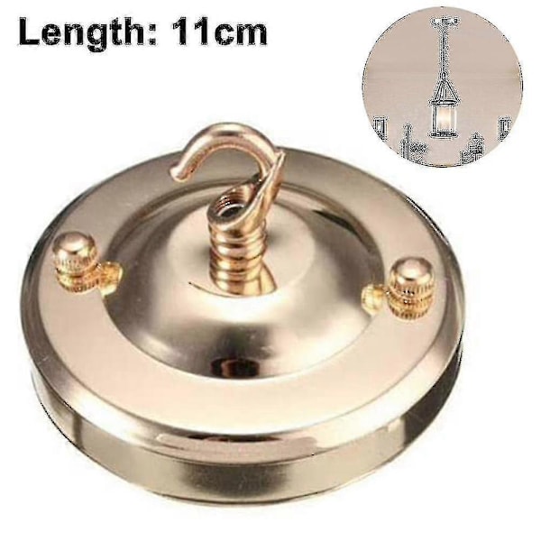 Takfäste med krok för pendellampor, 11 cm i diameter