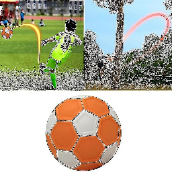 Ny kurve- og swerve-fodbold, fodboldlegetøj, kurvefodbold, størrelse 4 swerve-fodbold til børn, spark kurver som de professionelle, baghavelegespilgave