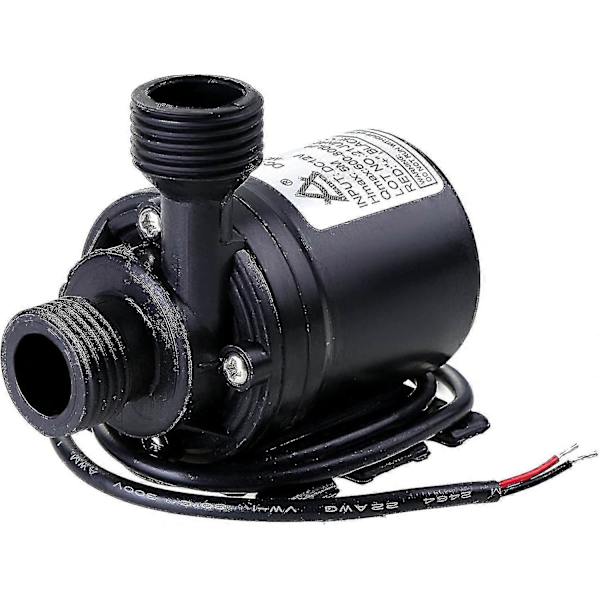Kiertovesipumppu DC 12V 800l/h 5m Vedenkiertojärjestelmä Amfibio Pumppu Aurinkokiertojärjestelmä Tehokas Hiljainen 4-pisteen Harjaton DC