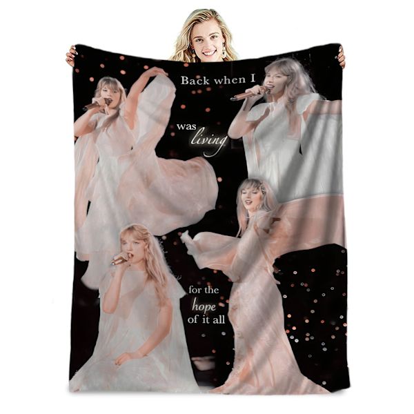 Berømt sanger flanneldækken Taylor Swift gave tæppe aircondition tæppe lur tæppe cover tæppe berømthed tæppe 130*150cm