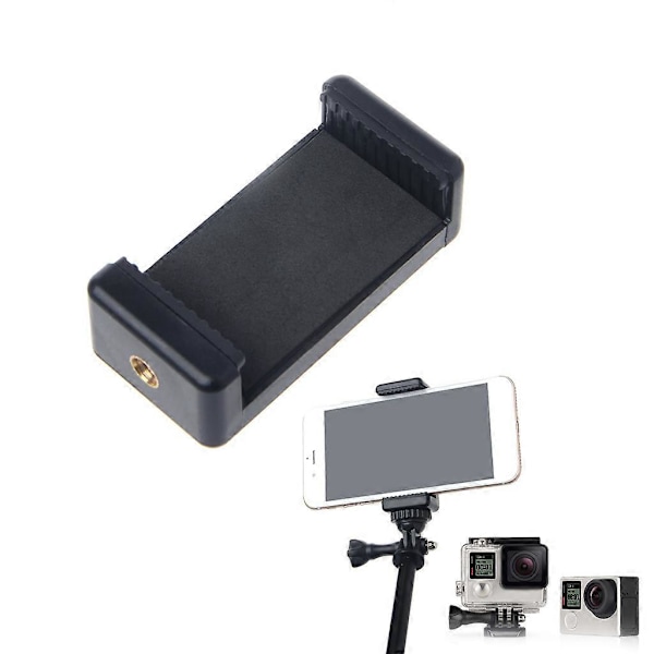 Holdbar Telefonklips Brakett Holder Mount For Selfie Stick Tripod Monopod Stativ