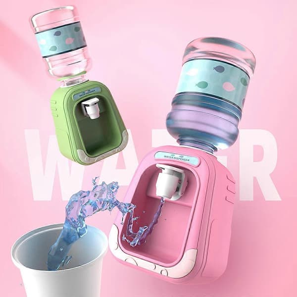Sjarmerende Mini Vannkjøler Desktop Spillsett Gutter Jenter Bursdagsgave pink