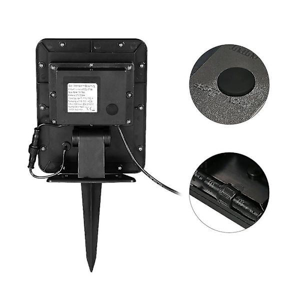 Aurinkolähdepumppu LED-valaistuksella, 1,5 W kelluva aurinkopaneeli -CHJR