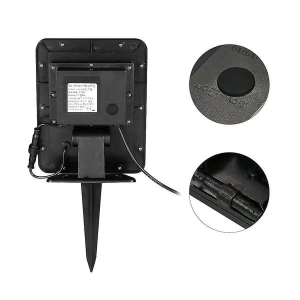 Solcellsfontänpump med LED-belysning, 1,5 W flytande solpanel -CHJR