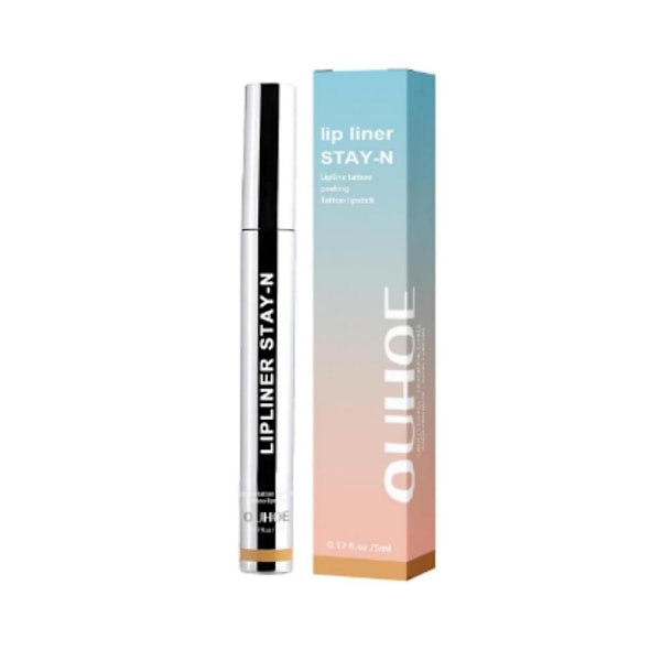 Lip Liner Peel Off Glaze Liner Tattoo Gloss Stain Peel Off Langvarig Skønhed light brown