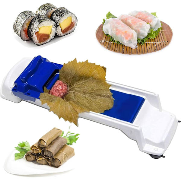 Grøntsags- og Kødkølle-Rulleværktøj, Fyldt Vindrueblad, Drue- og Kålblade-Rulle, DIY Sushi-Rulle Kødkålblade-Rulleværktøj 1pcs