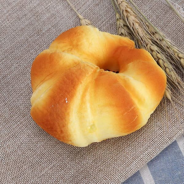 Kjøkkendekorasjon simulering flatbrød donut dekorasjon (11CM) 1 stk (D-583-A)