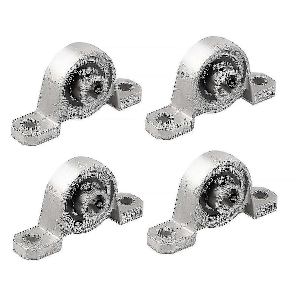 4 st lagerhusflänslager 10 mm Kp000 kullagerblock kuddförvaringslager för reservdelar för 3d-skrivare -JRDG