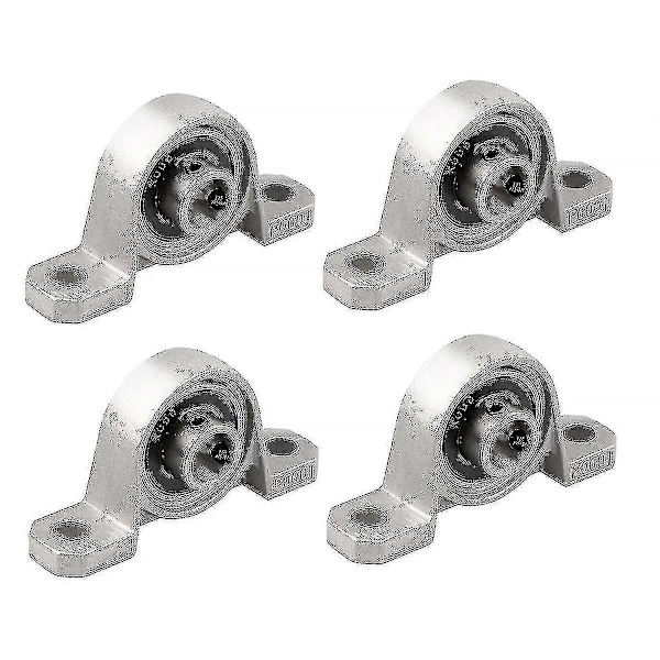 4 stk. Lagerhus Flenslager 10mm Kp000 Kugleleje Blok Pudeblok Lager Til Reservedele Til 3d Printer -JRDG