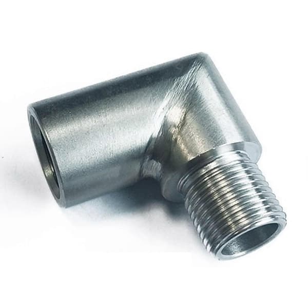 90 Graders Bil Modificeret Udstødningsrør Forlængelsesled Right Angle Adapter M18x1.5 Stik Oxygen Se